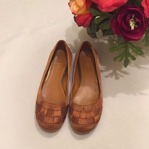 Cole Haan Nike Air orange woven flats